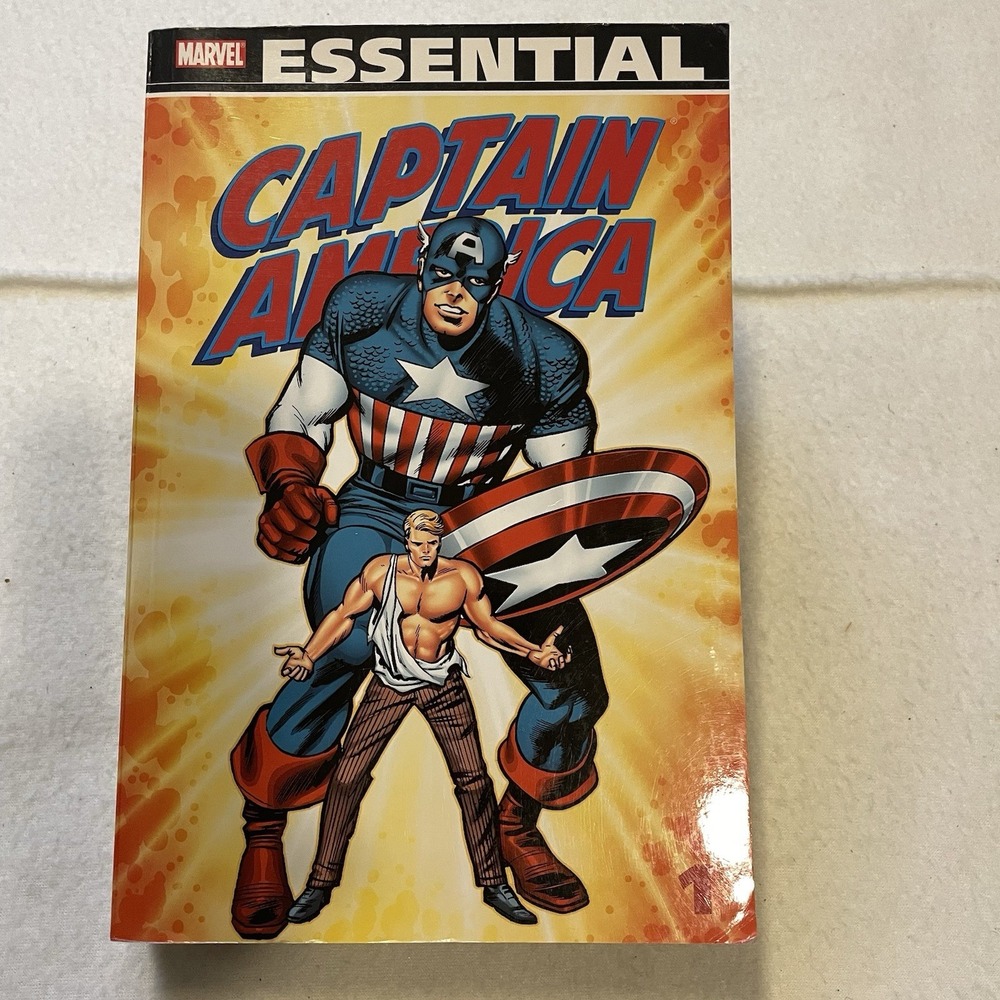 Marvel Essential Captain America‎ Vol. 1 Marvel Comic Books Graphic Novel